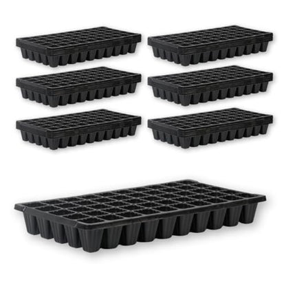 Bootstrap Farmer 50 Cell Seed Starting Trays Extra Strength, 5 Pack, Seedling Tray 1020 Inserts - size: 5 Cell Trays