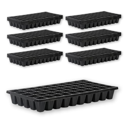 Bootstrap Farmer 50 Cell Seed Starting Trays Extra Strength, 5 Pack, Seedling Tray 1020 Inserts - size: 5 Cell Trays