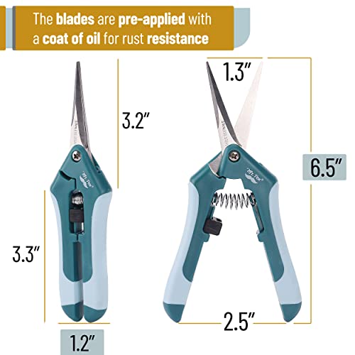 Mr. Pen- Gardening Scissors, 6.5 Inch - style: Green