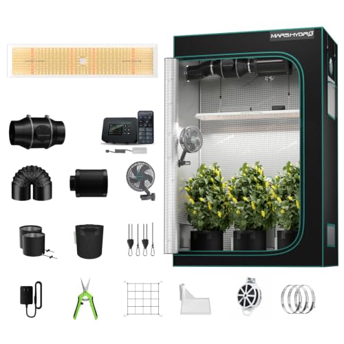 MARS HYDRO Smart Grow Tent Kit 2x4, TSL2000 WiFi Control Grow Kit System - size: 48" × 24" × 70" TSL-2000 with iControl