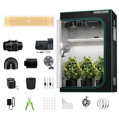MARS HYDRO Smart Grow Tent Kit 2x4, TSL2000 WiFi Control Grow Kit System - size: 48" × 24" × 70" TSL-2000 with iControl