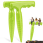 Seed Planter Tool, T-Handle Seed Dibber, Light Green, 2 Pack - color: Light Green, 2-Pack