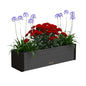 Mayne Horizon 36in Rectangular Window Box Planter, Charcoal - size: 36in