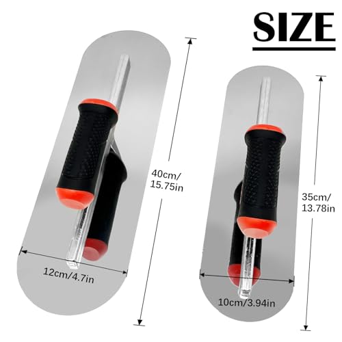 Round End Pool Trowel Set - size: Pool Trowel Set - A