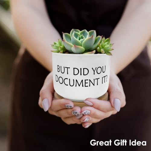 But Did You Document It Funny Plant Pots Succulent Planters - color: Style a -L
