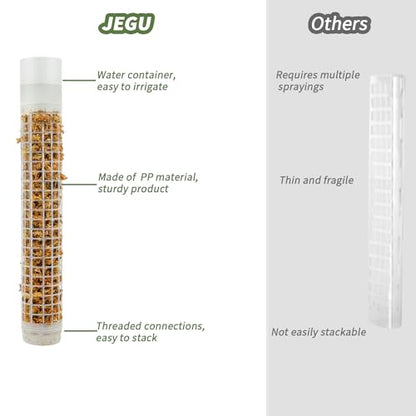 2pcs 18.8" Self-Watering Moss Pole Plastic, Monstera Dripper - size: 2PACK-Lagre