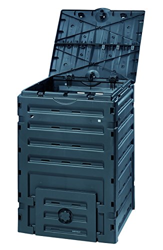 Exaco Trading Company 628001 Exaco Eco Basic Compost bin, 120-Gallon, Black