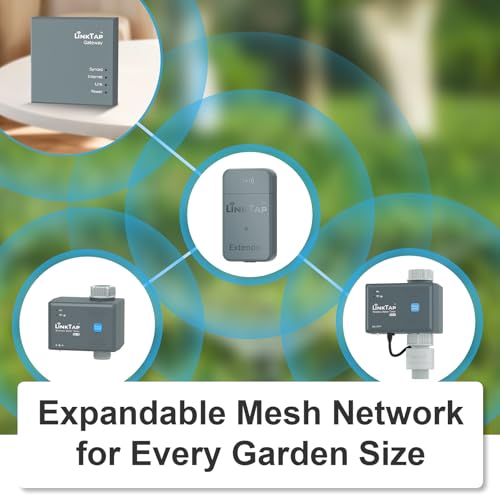 LinkTap G1S Wireless Garden Watering Timer & Gateway, 2-Year Battery Life - size: G1S timer+gateway