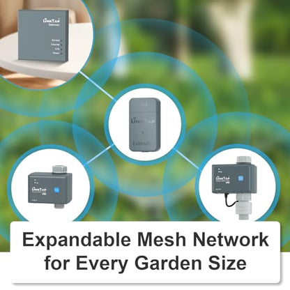 LinkTap G1S Wireless Garden Watering Timer & Gateway, 2-Year Battery Life - size: G1S timer+gateway