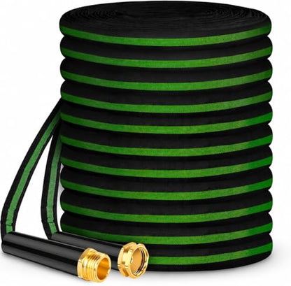 Toolasin Garden Hose 50FT, Lightweight Water Hose with 3/4" - color: Green