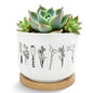 Hairdresser Gifts Plant Pots Succulent Planters - color: Style a -L