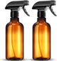 DIYSELF 2 Pack Spray Bottles for Cleaning and Lab Use, 16 oz, Amber - color: Amber, size: 2-Pack