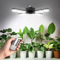 SANSI Grow Light for Indoor Large Plants, 80W High PPFD Dimmable, E26 Base - size: 80 Watts