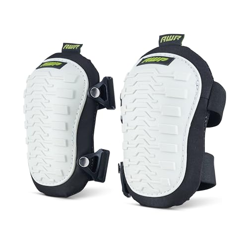 AWP Heavy Duty Non-Marring Knee Pads, Tri-Buckle, One Size, 2 Pair