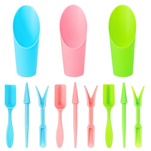 12PCS Plastic Soil Scoop for Indoor Plants, Succulent Garden Tool