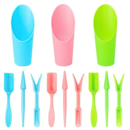 12PCS Plastic Soil Scoop for Indoor Plants, Succulent Garden Tool
