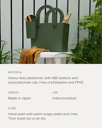 Hachiman Garden Tool Bag, Waterproof Gardening Tote