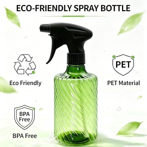 21oz empty plastic spray bottle for plant misting gardening cleaning 600ml