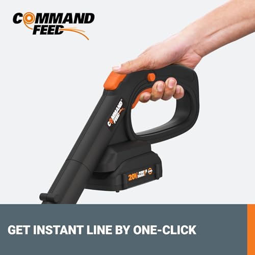 Worx 20V 12" 3-in-1 Cordless Weed Wacker & 360CFM Leaf Blower Kit, WG930.2 - style: 12" Trimmer & 360 CFM Blower w/(2) 2.0Ah Batteries