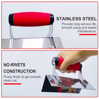 Concrete Tool, 6" x 2.5" Drywall Outside Conner Trowel - size: External Corner Trowel