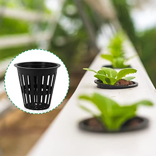 2 Inch Hydroponic Net Pots with Plant Labels 50-Pack - size: 2 inch 50 packs