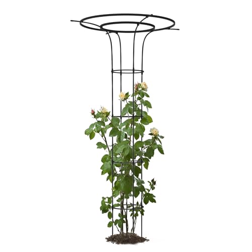 Trellis for Climbing Plants Outdoor 69" H, Mushroom Top Trellis,1Pack - size: 1 pack(Round)