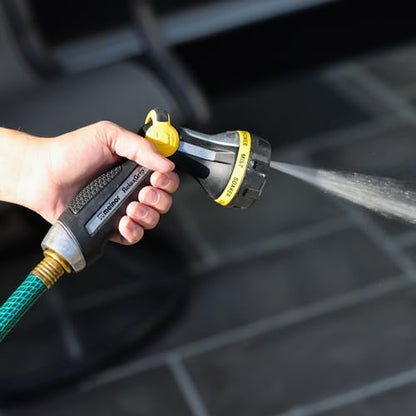 Melnor RelaxGrip Metal 8-Pattern Hose Nozzle: Thumb Operation - size: 8-Pattern, style: Thumb Control