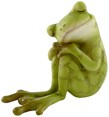 Top Collection Miniature Fairy Garden and Terrarium Statue, Frog Resting - color: Frog Resting