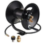M MINGLE High Pressure Washer Hose Reel 150ft x 3/8" / 300ft x 1/4" - size: 150FT