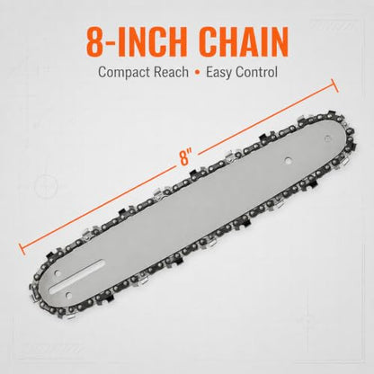 8 Inch Pole Saw Chain for Dewalt DCPS620B DCPS620M1 Chainsaw, 2 Pack - color: 2 Chain