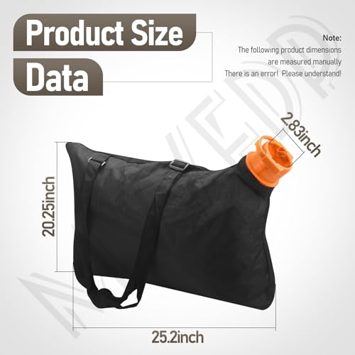 50026858 WGBAG500 Trivac Leaf Collection Bag for Worx Blower Vacuumcleaner
