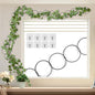 24 Pcs Chain Trellis for Climbing Plants, Metal Plant Trellis - color: 24 Pcs - Circle - 120 Inch Long
