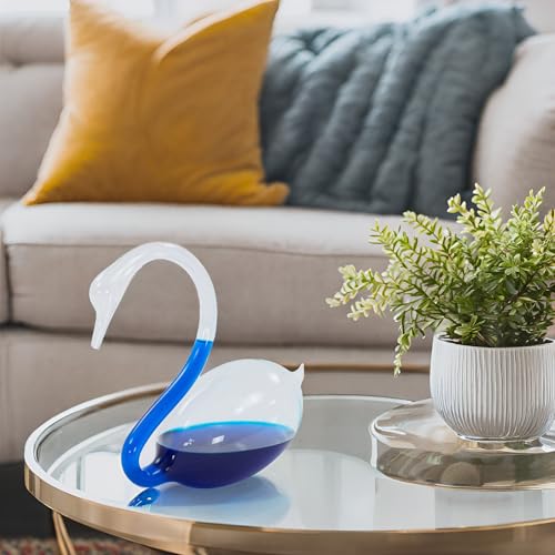 Storm Glass Weather Predictor Swan-Shaped Design Barometer