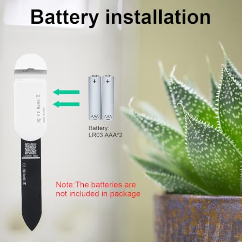 Haozee Intelligent Soil Moisture Sensor, 3 Pack, Zigbee Hub Required - color: 3 Pack