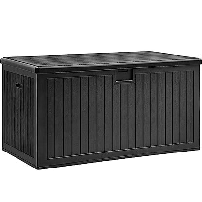 YITAHOME XXL 260 Gallon Large Deck Box - color: Black, size: 230 Gallon Standard