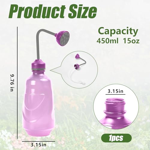 Precision Spout 0.45L Watering Can – Perfect for Delicate Seedlings - Potted Plants -Pink - color: Pink