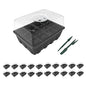 Gardzen 20 Pack Seed Starter Trays with Adjustable Vented Dome 240 Cell Clear - color: Clear, size: 20-Pack