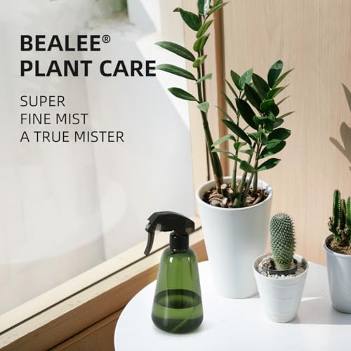 Spray Bottle for Plants 2 Pack, 16oz - Ultra Fine Mist, Plant Mister Indoor - color: Green & Brown