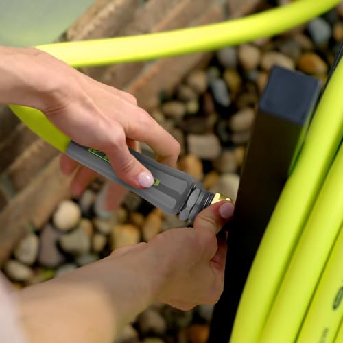 Flexzilla Garden Lead-in Hose 5/8 in. x 3 ft., Lightweight All-Weather Water Hose, Durable and Flexible, Leak-Free Connections - color: Chartreuse, size: 3ft, style: Standard Grip