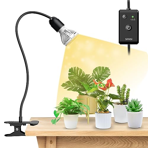 SANSI LED Grow Lights for Indoor Plants, Lifetime Free Bulb Replacement - size: 1 Head 1 Pack