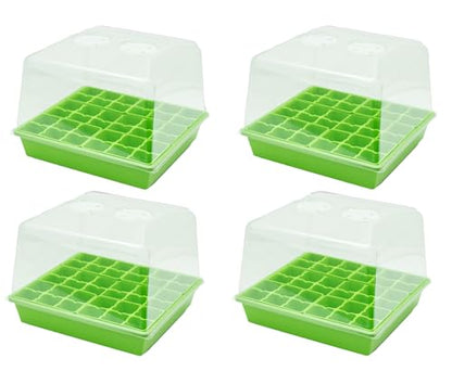 Bootstrap Farmer Countertop Seed Starter Kit in Green, Reusable 1010 Tray Bundle with Inserts and Humidity Dome
