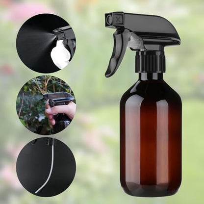 Arkeiliy 2-Pack Leakproof Spray Bottles (300ml/10oz) - Adjustable Nozzle for Fine Mist & Jet Stream | Premium Refillable Plastic Bottles for Hair Styling, Plant Misting, Cleaning Solutions (C+B) - color: C+B
