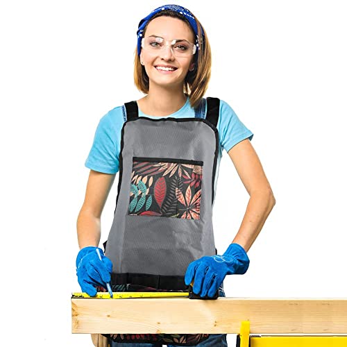 Garden Apron Oxford Cloth Work Apron With Pockets Adjustable Heavy Duty Tool Apron for Men & Women