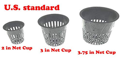 HORTIPOTS 2 Inch Net Pot, Wide Rim Design (Set of 75)