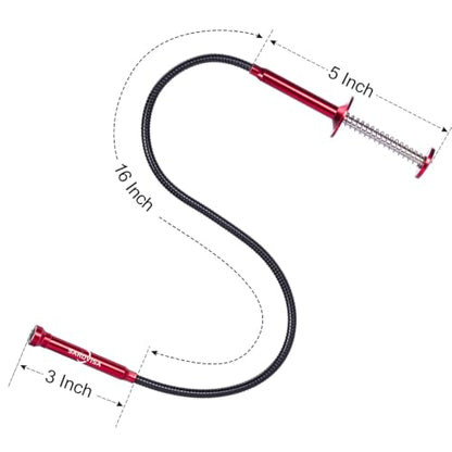 SARDVISA 24-Inch Flexible Magnetic Pickup Tool with 4 Claw Grabber - size: Magnetic Directional Bend Pickup Tool