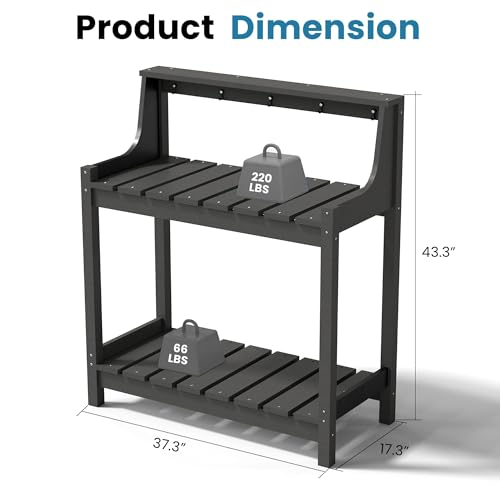 Potting Table–Storage,Workstation - color: Gray