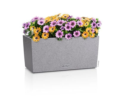 Lechuza 15434 Balconera Stone 40 Self-Watering Planter, Stone Grey - color: Stone Grey