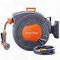 Retractable Garden Hose Reel, 72ft Slow Rewind Wall Mount - size: 72FT