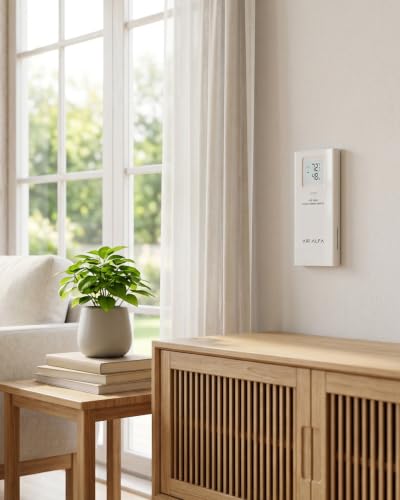 Wireless Thermo-Hygro Sensor for Weather Station, 915MHz Outdoor Temperature and Humidity Replacement Sensor, Supports Up to 7 Channels, Additional Sensor for Compatible Weather Console