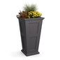 Mayne Fairfield 40in Tall Planter - Graphite Grey - 28in x 28in x 28in - Polyethylene - Soil Capacity: 40 Gallons (8801-GRG) - color: Graphite Grey, size: 40in